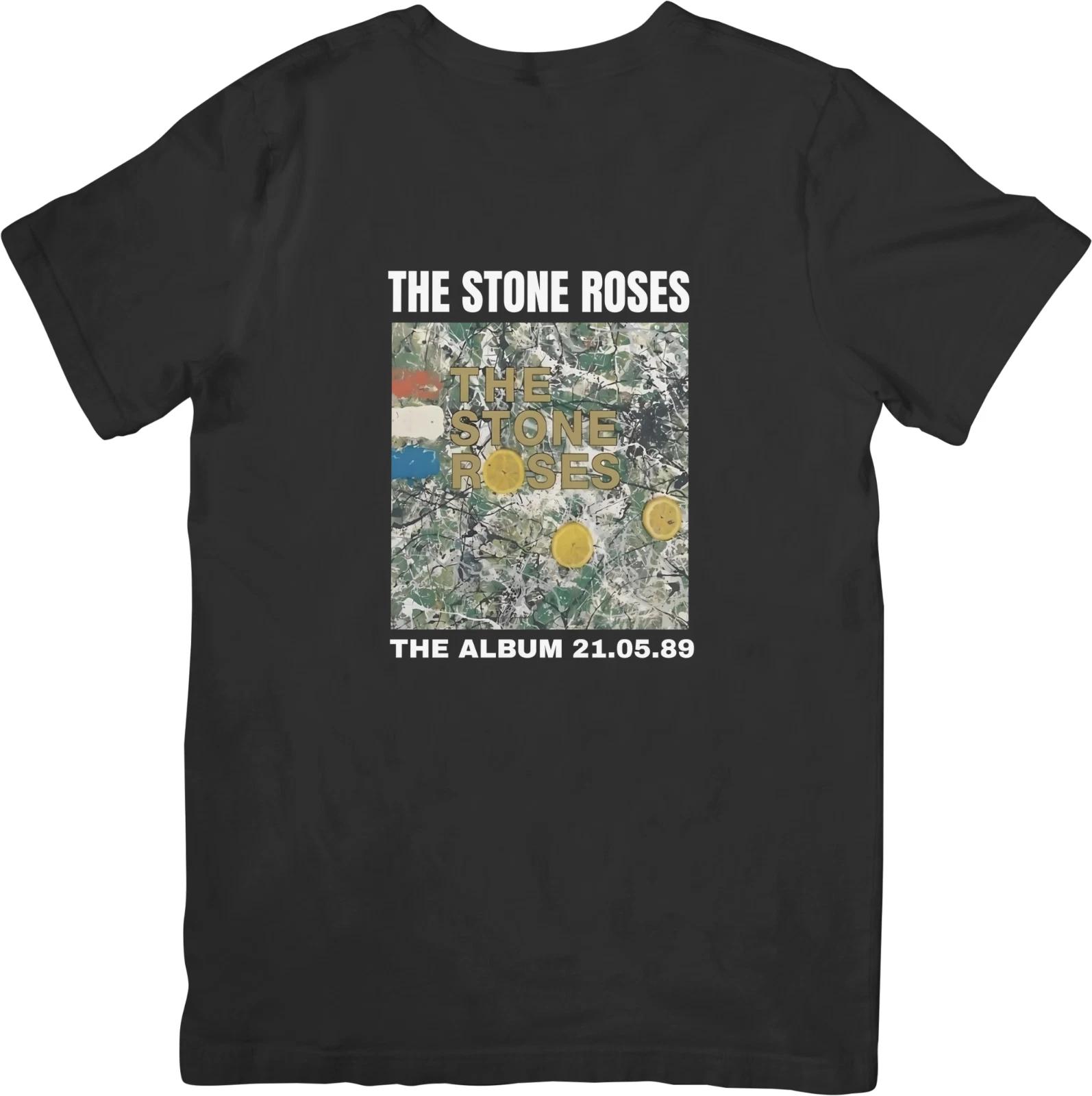 

Музыкальная футболка The Stone Roses унисекс, подходит для мужчин и женщин, качественная хлопковая футболка 2XL