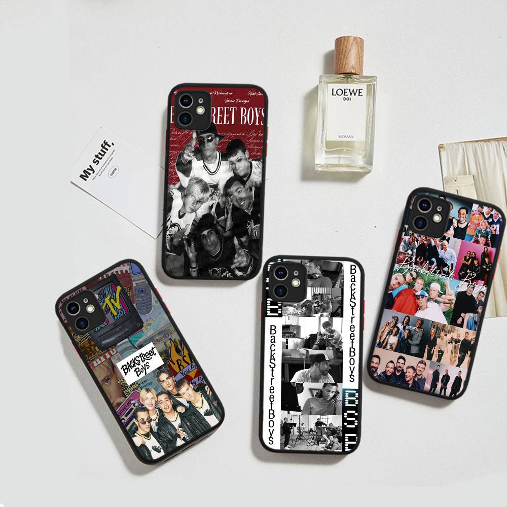 Popular Band B-Backstreet BoyS For IPhone 11 12 13 14 15 16 Pro Max Plus Matte Translucent Phone Cover