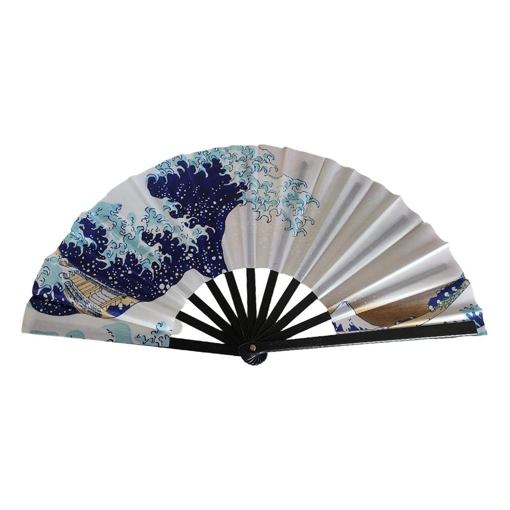 Chinese Style Folding Fan With Plastic Frame For Dance Performances And Gifts