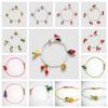 Lemon Vegetables Hand Chain Orange Strawberry Cherry Bangle Aesthetic Beaded Fruits Bracelet  Gift