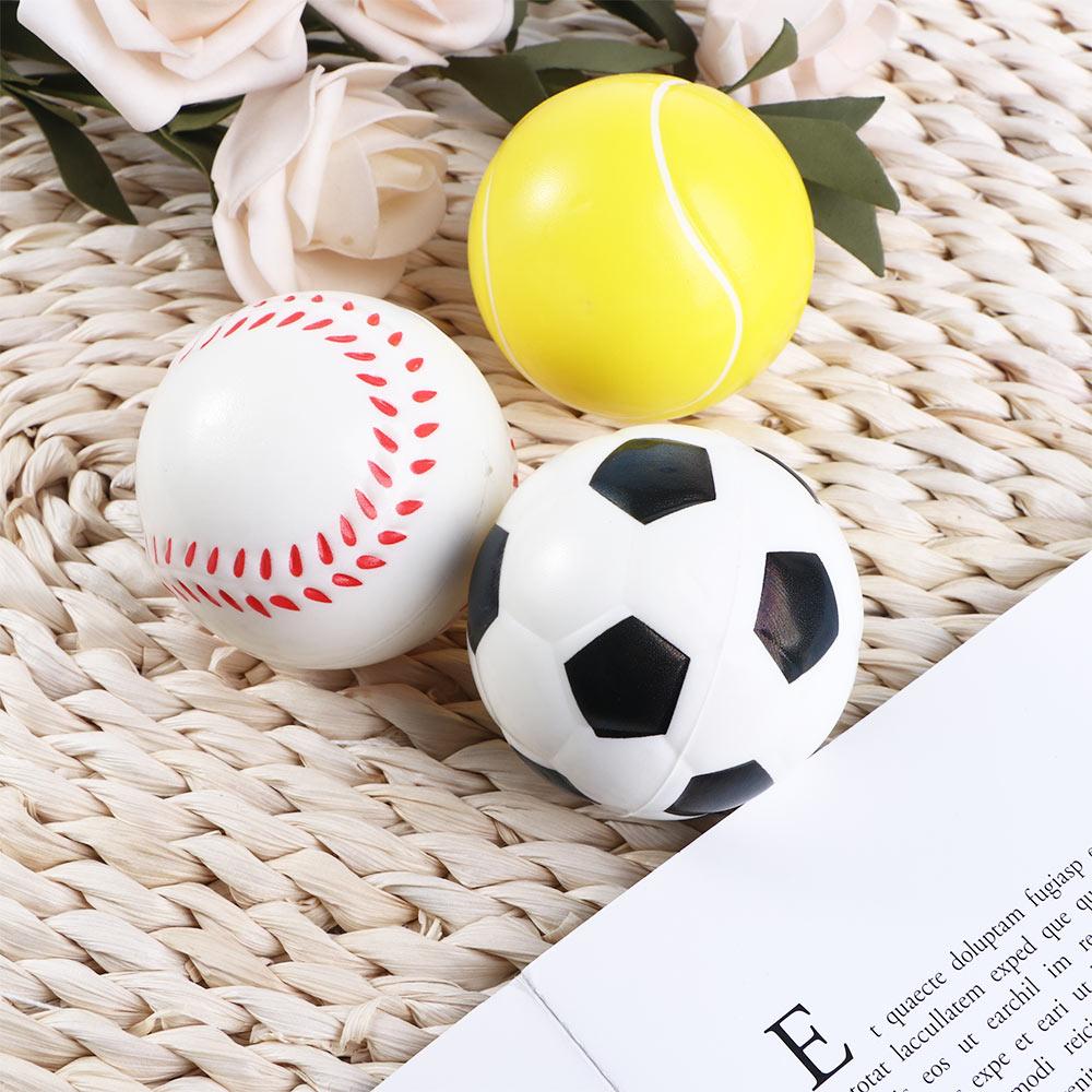 Relief Football Sponge Balls Antistress Toys Foam Rubber Ball Squeeze Hand Ball Toys Slow Rising