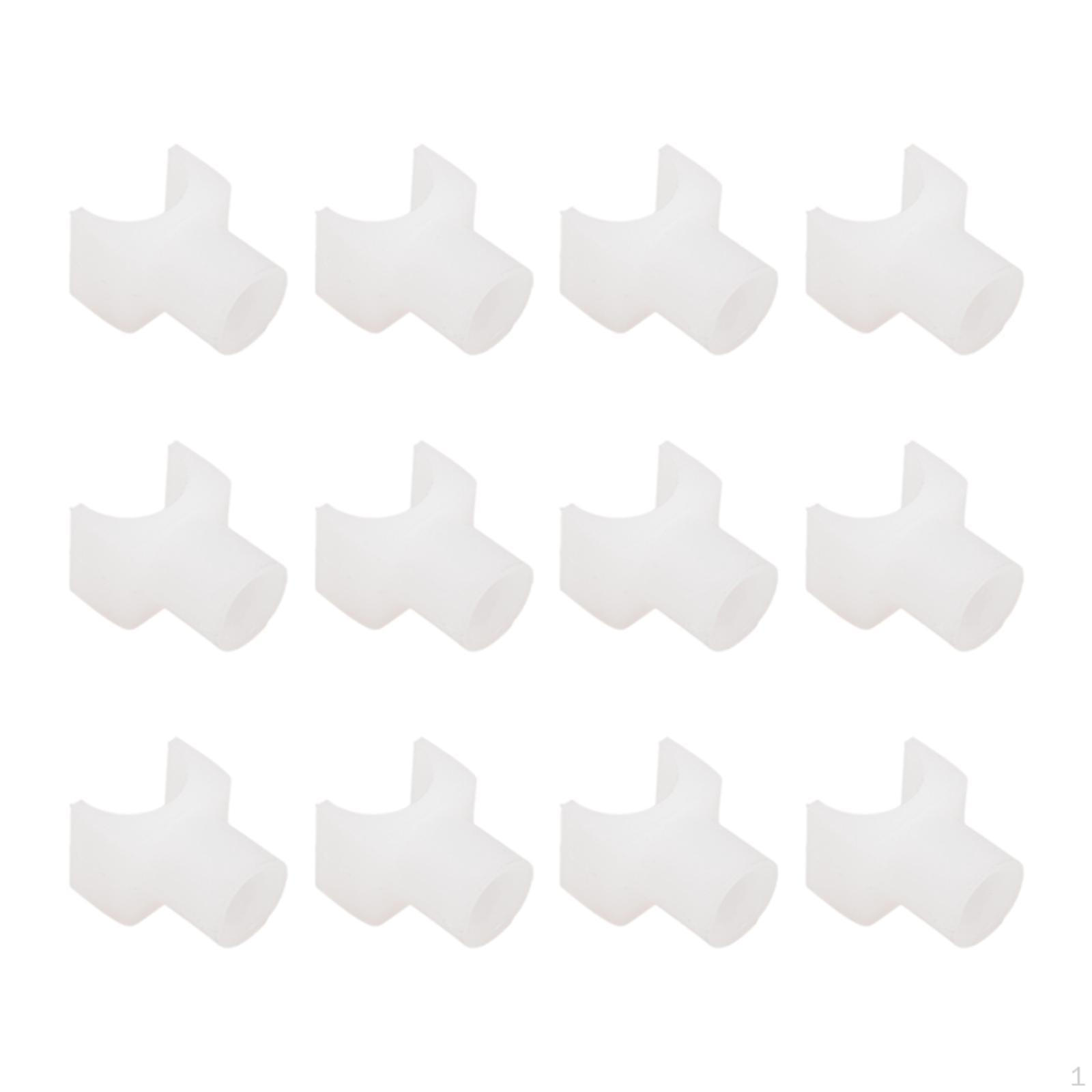 

12 шт. опорных блоков для инвалидной коляски, детали для сборки колесиков short white