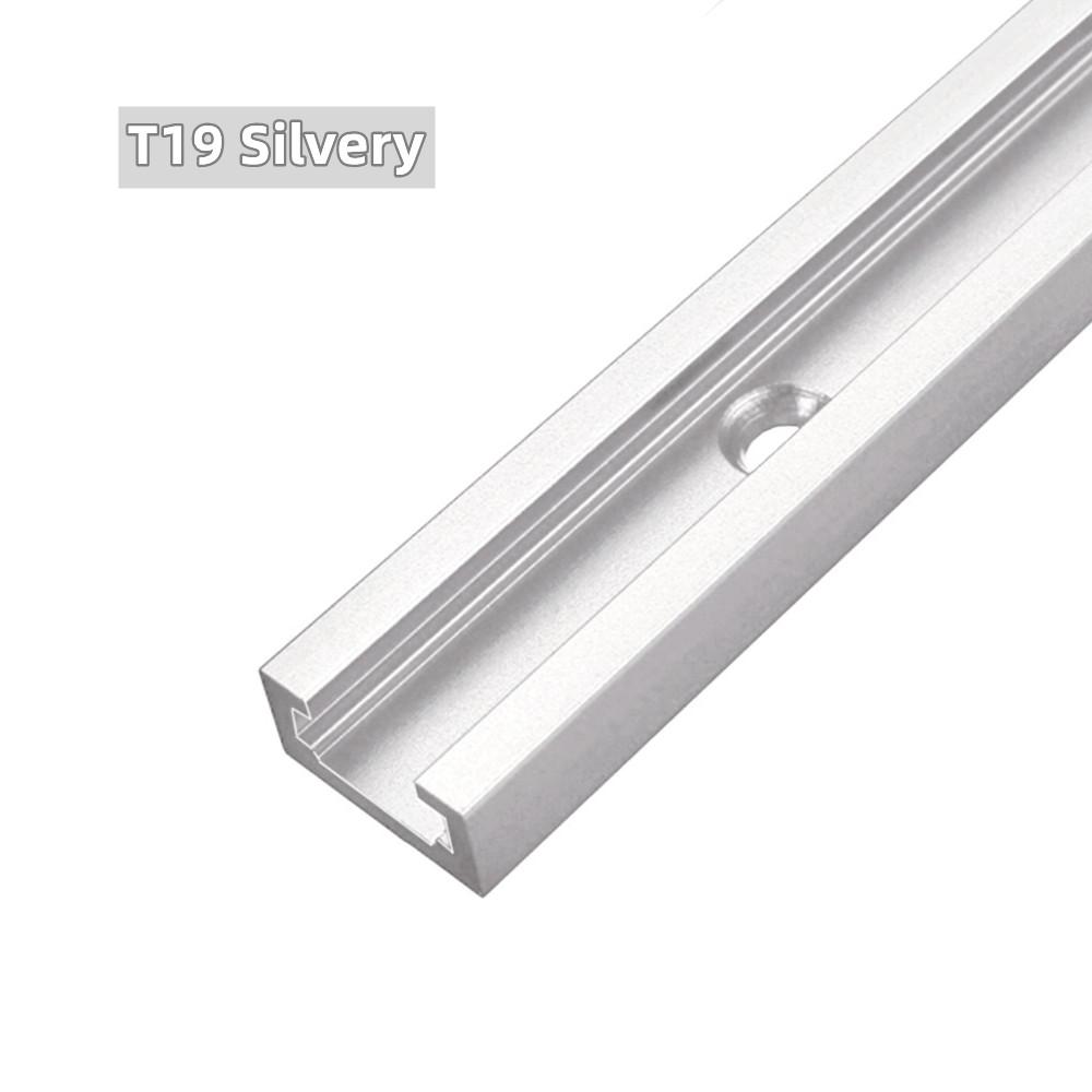 T-Track Aluminum T-Slot Miter Track Jig for Woodworking Tables - Universal T-Screw Fixture Slot for Router Tables, Saw Tables