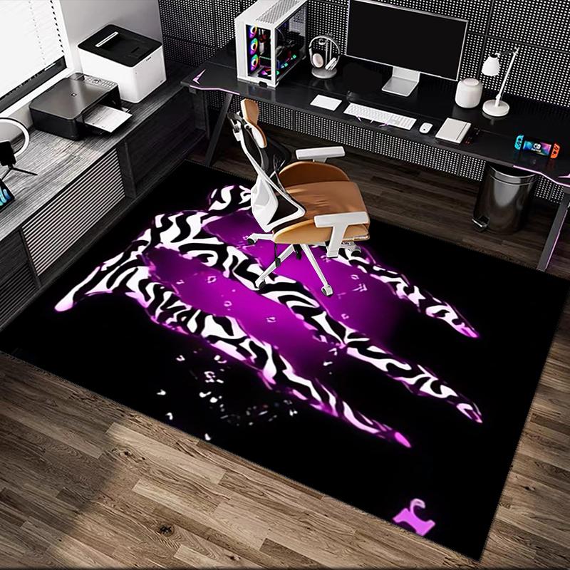 1pc Demon Printed Chair Rug for Home Office Use, Living Room Kitchen Game Room Area Carpet