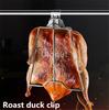 Roestvrij staal kip braad eend clip haak bord plank bier oven grill bbq Barbecue net gerookte eend brandgereedschap bbq spiesen