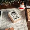 DIY Weihnachten Holzstempelset zur Journal- und Tagebuchdekoration