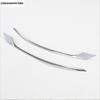 For VOLVO XC60 2018 - 2024 Car Rear Fog Lights Lamps Eyelid Eyebrow Strip Decoration Cover Trim ABS Chrome Accessories Exterior