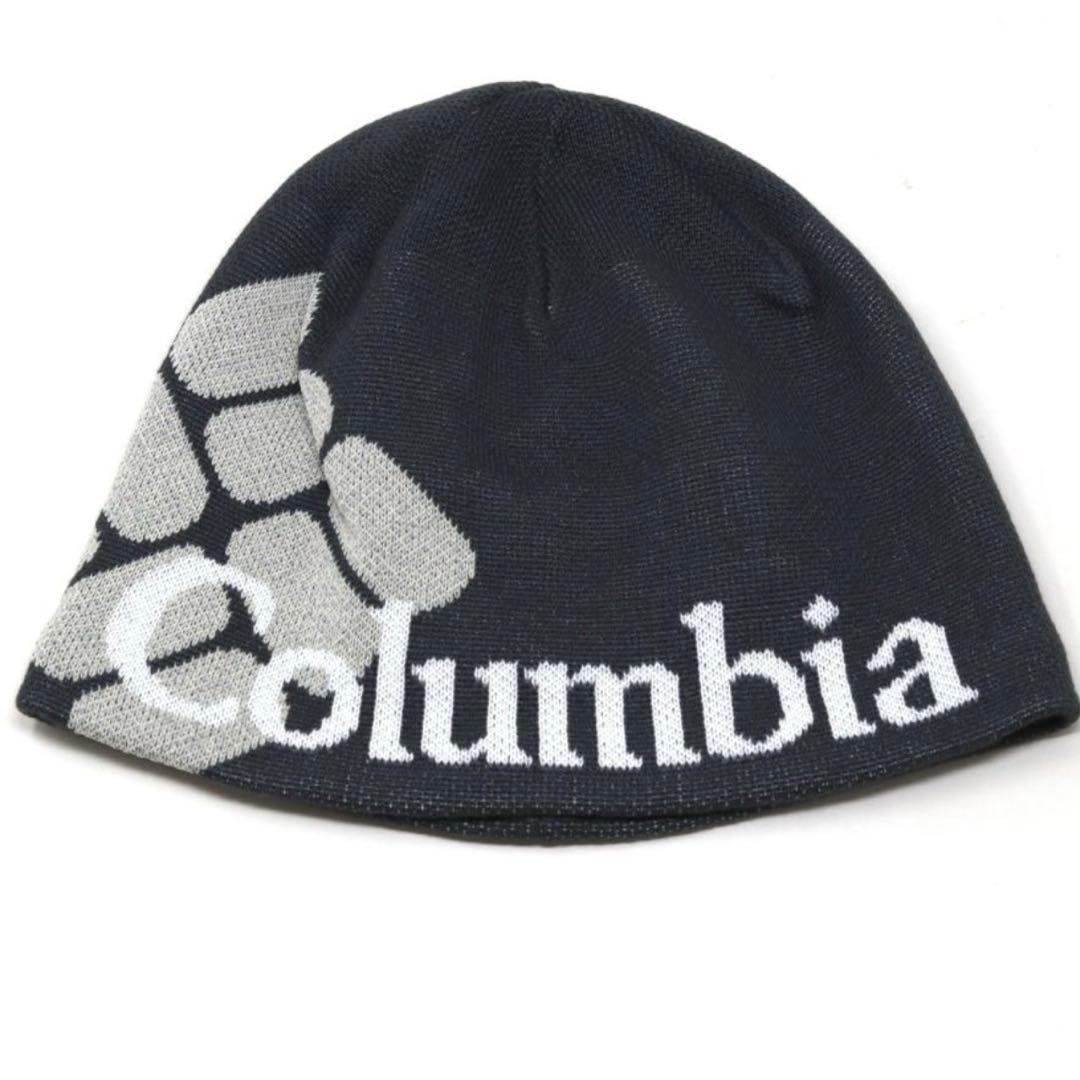 Used Columbia black beanie hat