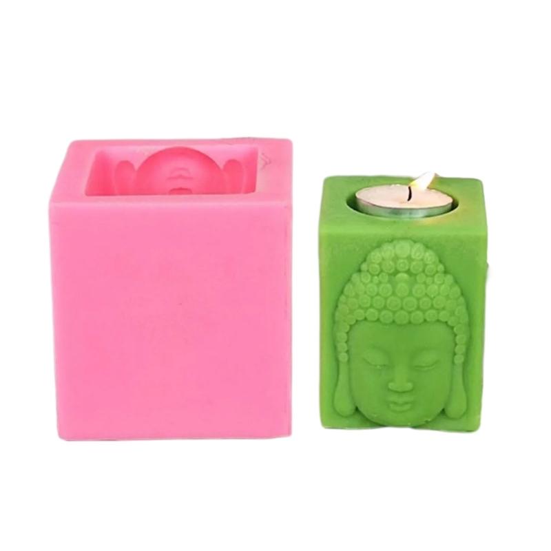 

Cube Shaped Candle Base Molds for Making Tealight Holder Candle Holder Home Decorations, Cubic Tealight Holder Molds S