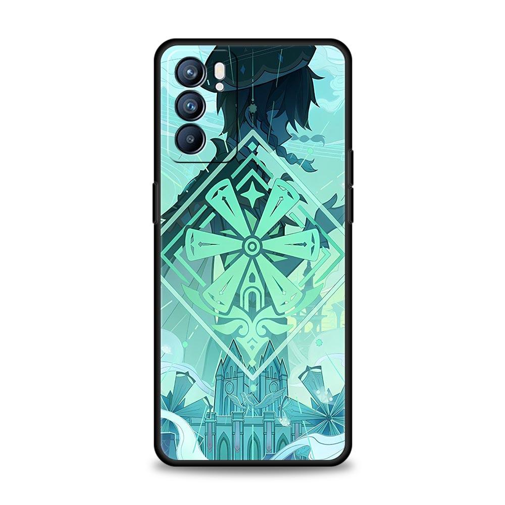 Genshin Impact Phone Case For Oppo Reno13 Reno12 Reno11 F Reno10 Pro A54 5G Find X5 A53 A52 A9 A17 A57 A78 4G A79 A80 A98 Cover