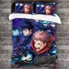 Jujutsu Kaisen Bedding Set Japan Famous Anime Duvet Cover Sets Comforter Bedclothes Twin Queen King Single Size Kids Gift