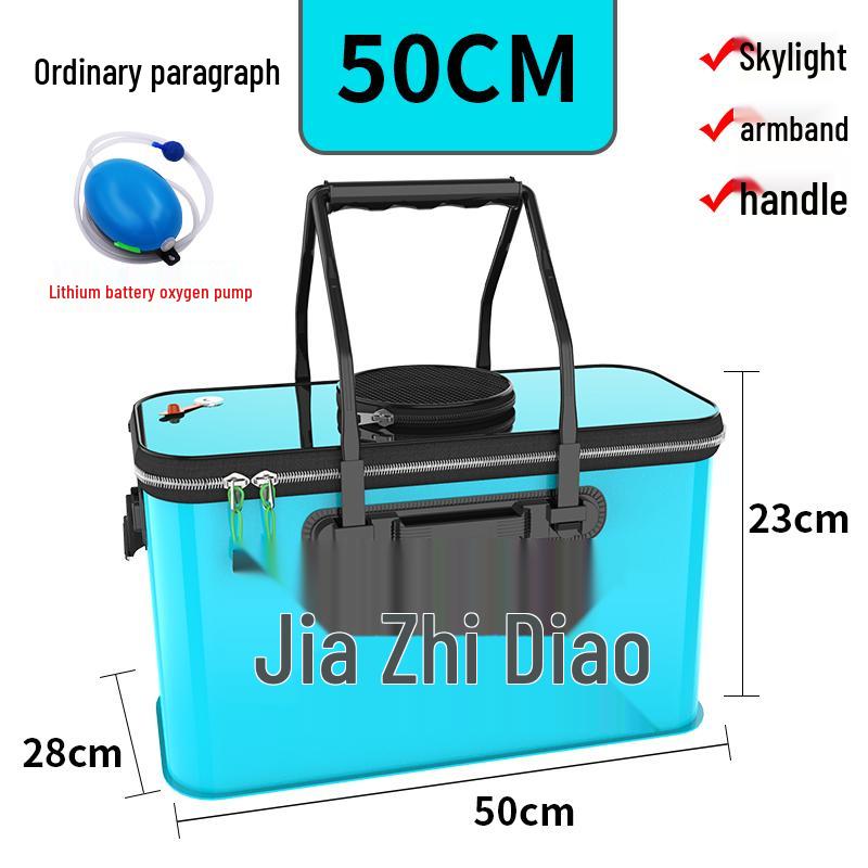 Multi-functional Foldable Fishing Bucket and Fish Protector