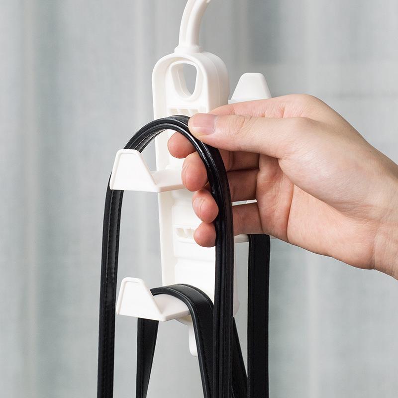 Bag Storage Tool Wardrobe Storage Multifunctional Clothes Rack Traceless Hanging Bag Rack Hat Hanging Hook-1-5Pcs