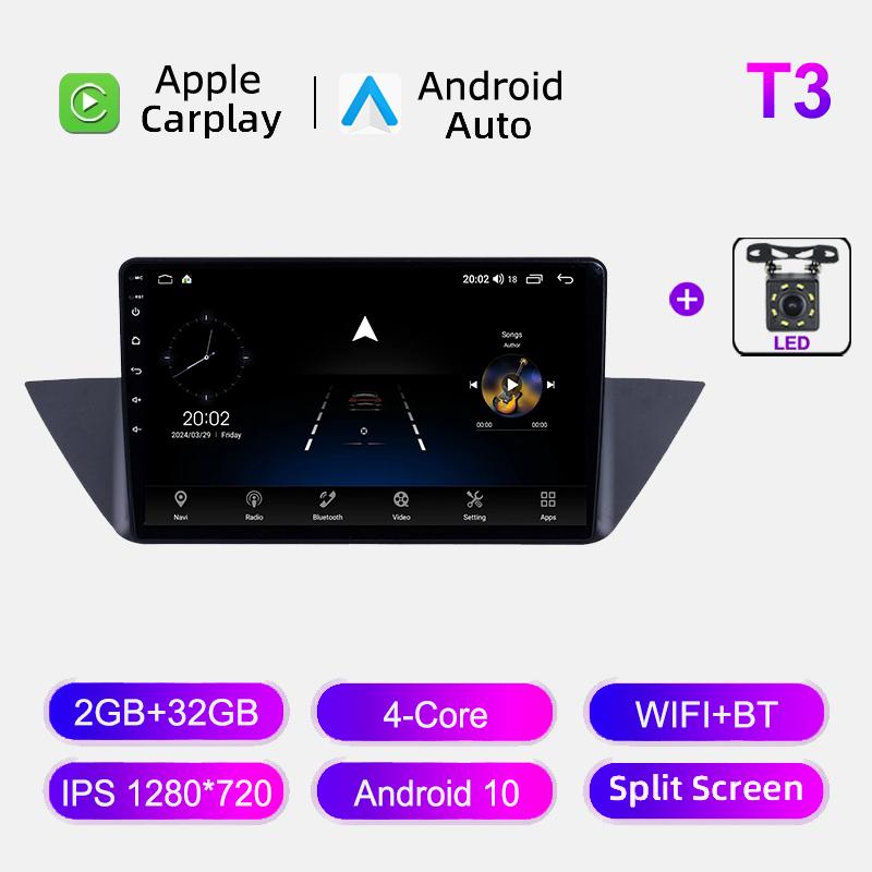 For BMW X1 E84 2009-2012 Android Car Radio Multimedia Video Player Navigation GPS Carplay Intelligent Touch Screen Auto Stereo