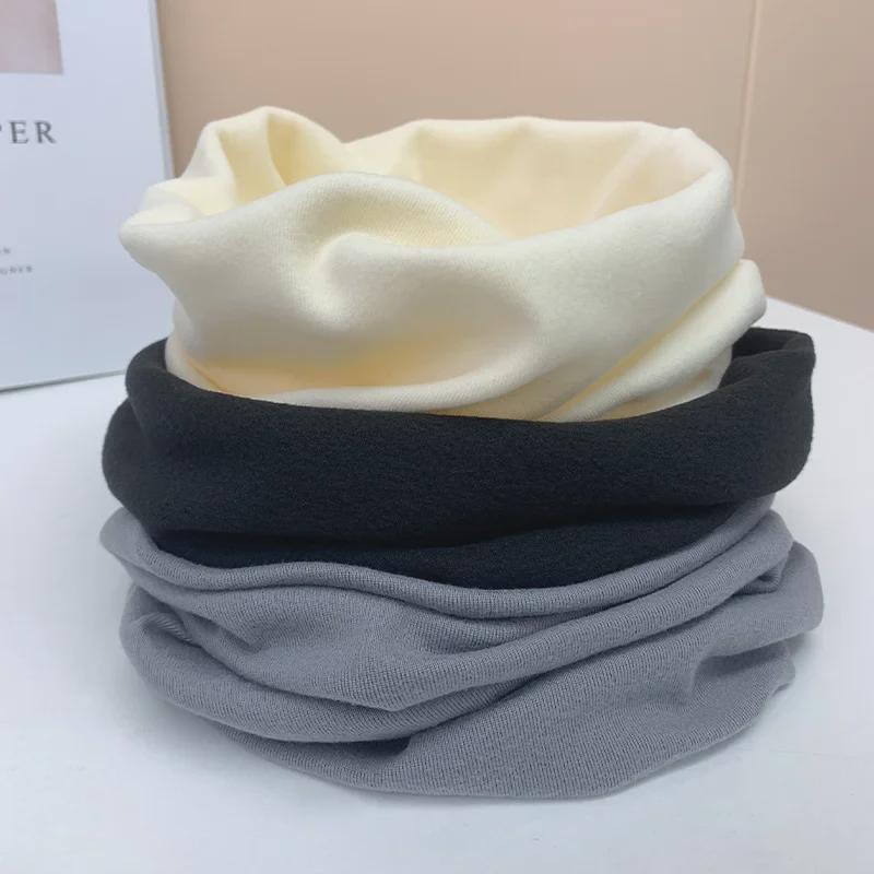 Unisex fleecový šátek: Útulný, lehký nákrčník pro všechna roční období, jednobarevný, větruodolný, ideální pro cyklistiku.