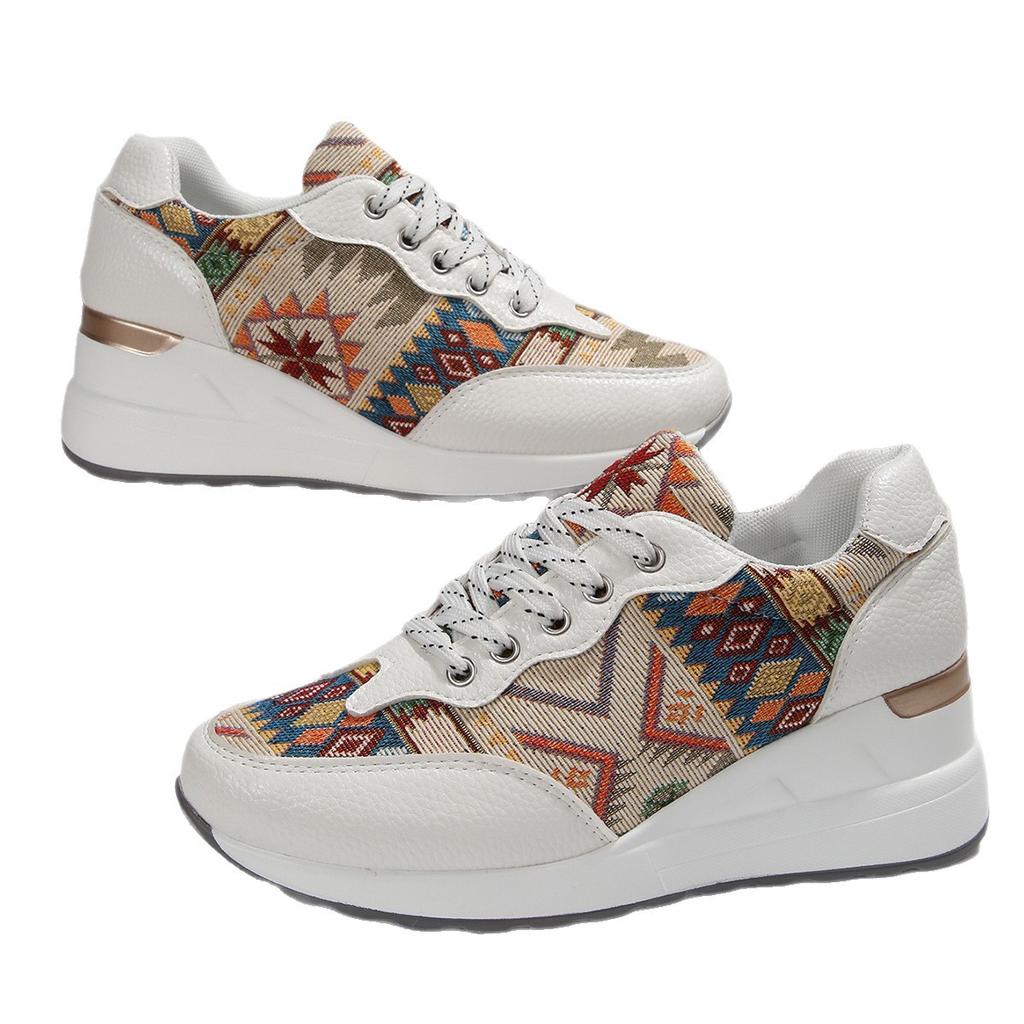 European and American Winter Breathable Wear-resistant Low-top Fashion Shoes Women's Casual Women's Wedges
