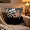Music Album MMarina And The Diamonds Cushion Cover Soft Plush Cushion Cover Double Print And Invisible Zipper For Sofa Home Car