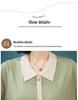 Middle-aged Women's Summer Ice Silk Short Sleeve Knit Top