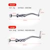 Aluminum Alloy Fishing Gear Single  Rocker  Arm Accessories Hexagonal Rod Shaft Fishing Wheel Handle