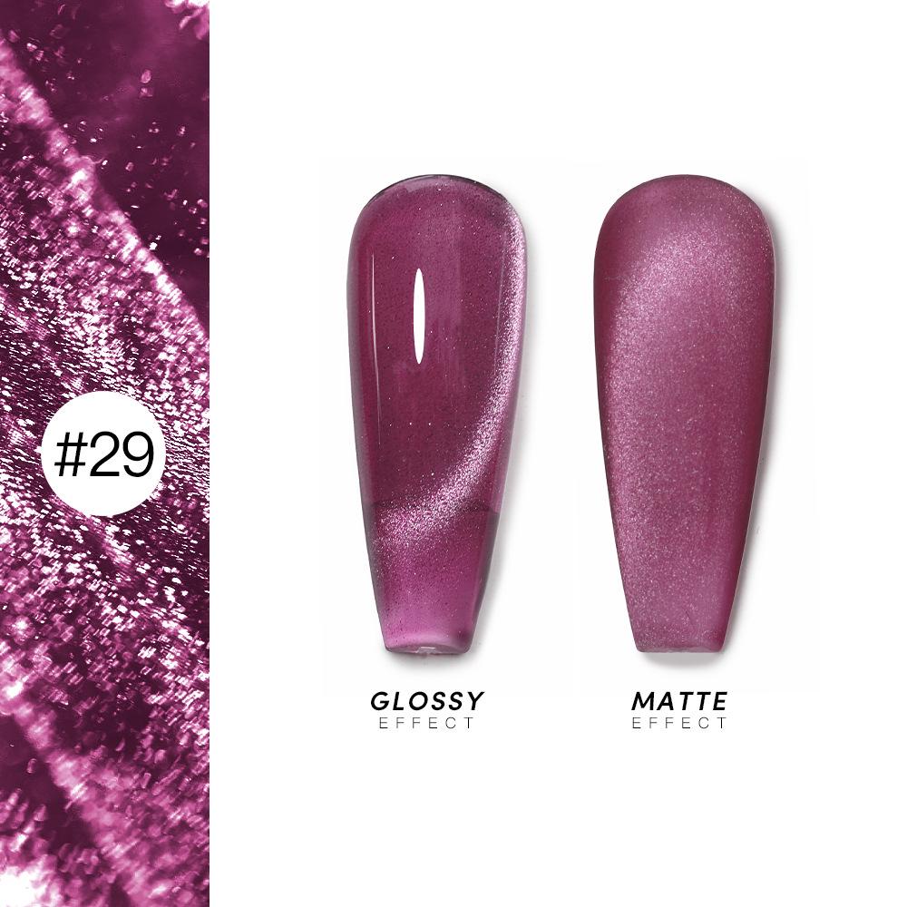 2024 Trendy 36-Color Cat Eye Nail Gel Set - Sparkly UV Gel for Salon Use