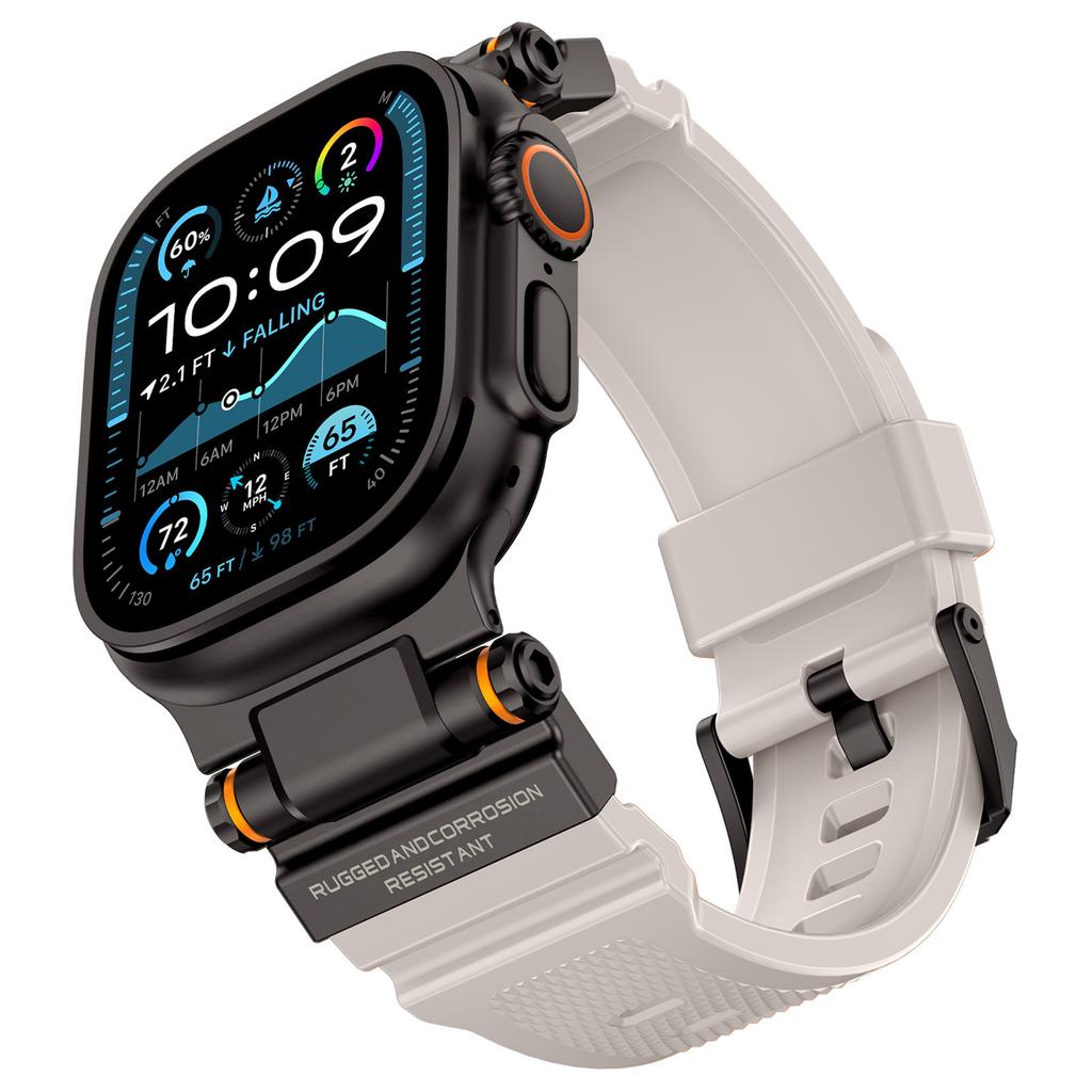 Watch Strap for Apple Watch Ultra 3 2 1 49mm/Series 11 10 46mm/9 8 7 45mm/SE3 SE2 SE 6 5 4 44mm/3 2 1 42mm Silicone Band with Black Connector