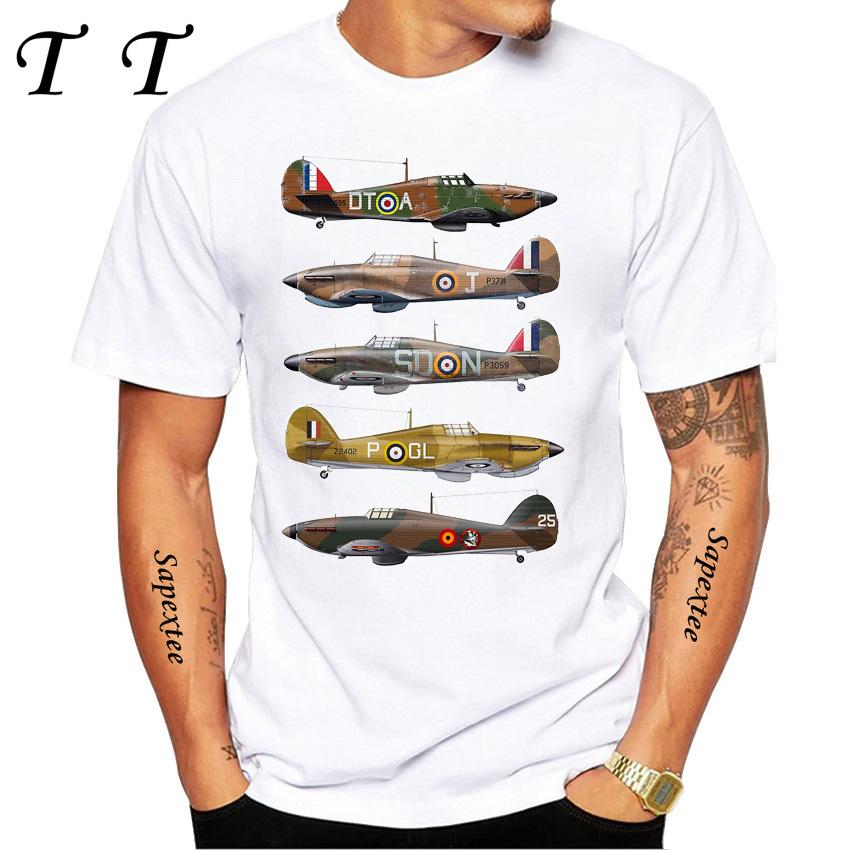 North American P-51 Mustang World War II Fighter Aircraft Print T-Shirt New Men Short Sleeve Vintage Casual Top Hip Hop Boy Tees