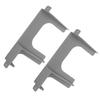 2pcs 2.5in Hard Drive Bracket HDD SSD 3D Printed Bracket for PS2 SCPH 30000 SCPH 50000 Console Silver Gray