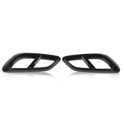 1 Pair Car Exterior Exhaust Pipe Mufflers Output Tip Pipe Cover Trim Left Right Replacement for Benz CLE‑Class Coupe