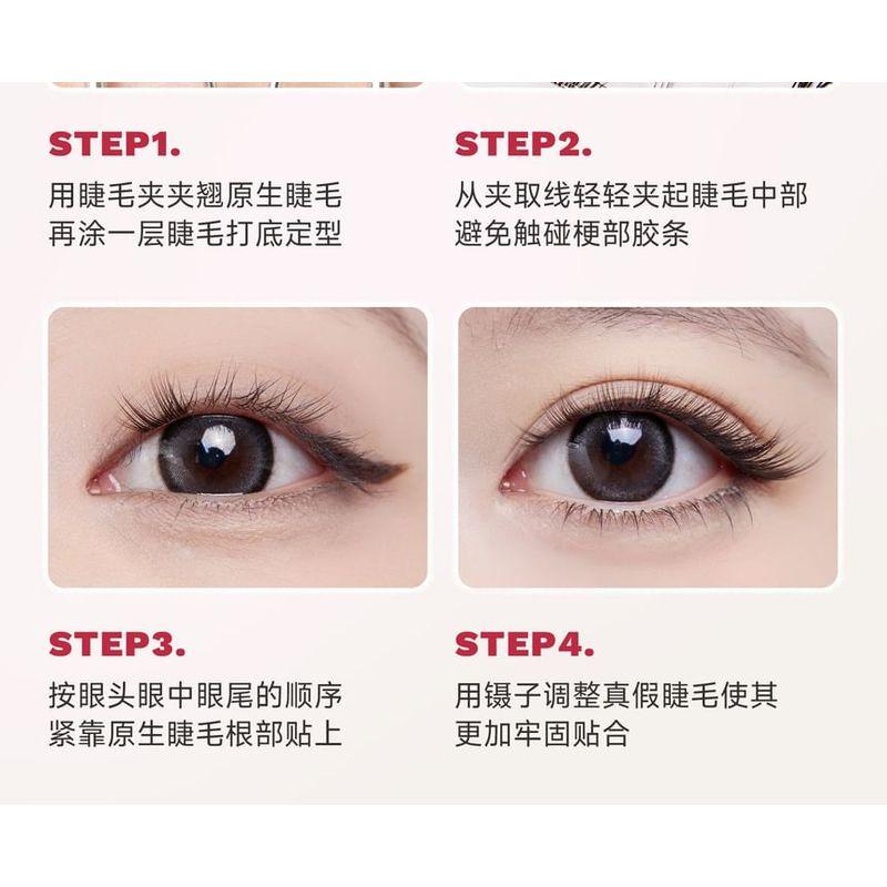 Jesireca - Glue-free Multipack False Eyelashes Cluster
