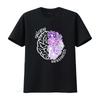 Epilepsy Awareness T Shirt Purple Flower Brain Design Neurodiversity Autism Mom  Vintage Washed Slightly Soft Graphic Casual