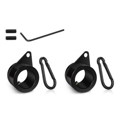 2pcs 360Degree Rotating Anti Wrap Rotating Clips Aluminum Alloy Flag Rings for Enhancing Flag Visibility and Stability