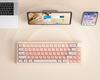 BOW Hangshi GK68 Multicolor Mechanical Keyboard, Stylish Design for Women, Compatible with Office and Laptop Use
