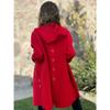 2025 Storm-Ready Hooded Jacket - Single-Breasted Melton Wool Blazer W/ Quilted Lining, Smart Casual Urban Outerwear for Work to Weekend