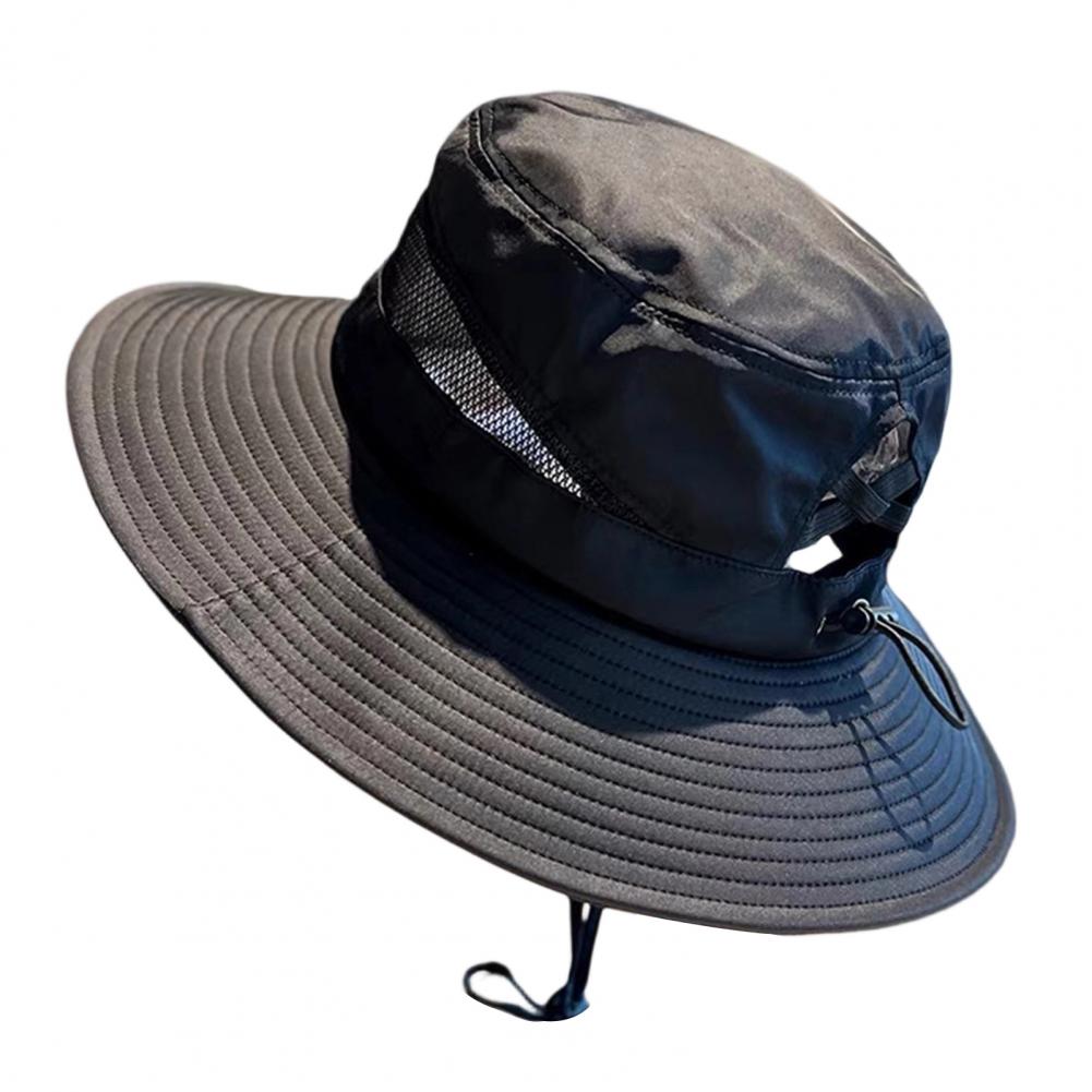 Sun Protection Hat Breathable Mesh Baseball Cap Men’s Sun Hats with Uv Protection Wide Brim Bucket Hat Breathable for Outdoor