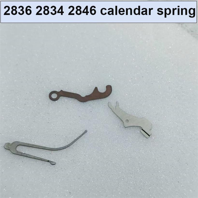 

Suitable For Original Swis.s ETA 2836 2834 2846 Movement Calendar Wheel Spring 3-piece Set Mechanical Watch Accessories