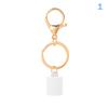 1 Pcs Practical Silicone Keychain Cap Accessories Portable Durable Holder Keyring Compatible For Lipgloss Storage And Balm Cap