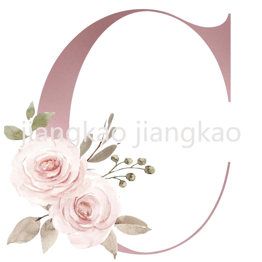 Personalized Mug Floral Initial Name Cup Custom Name Tea Coffee Hot Chocolate Mugs Bride Bridesmaid Mothers Day Gifts for Her