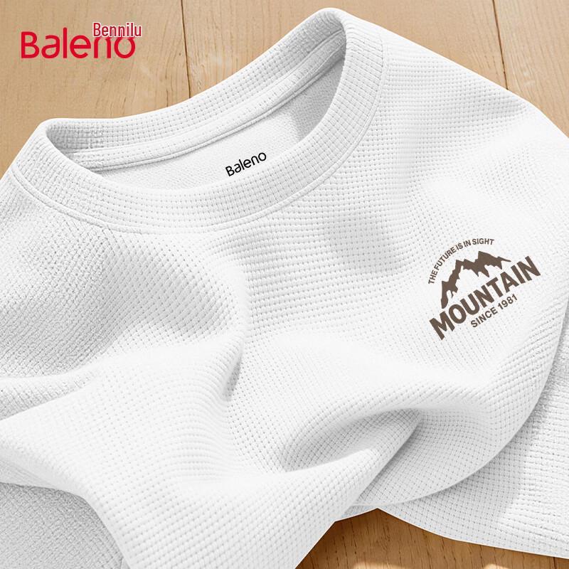 Baleno Men's Waffle Knit Short Sleeve T-Shirt