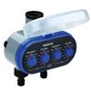 Aqualin Two-Outlet Electronic Water Timer, Watering Timer, Garden Irrigation System Controller, Blue