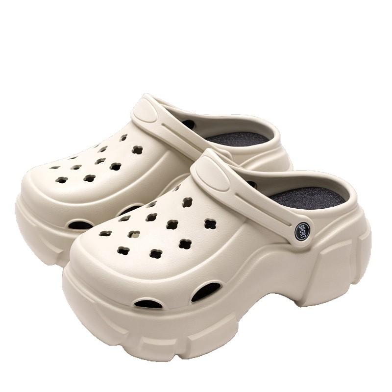 Sandales EVA à Talons Hauts pour Femmes - Semelle Épaisse 8CM Chaussures de Plage d'Été