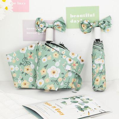 Fully Automatic Artistic Floral Umbrella, Women's Anti-UV Sun Protection, Folding Design
