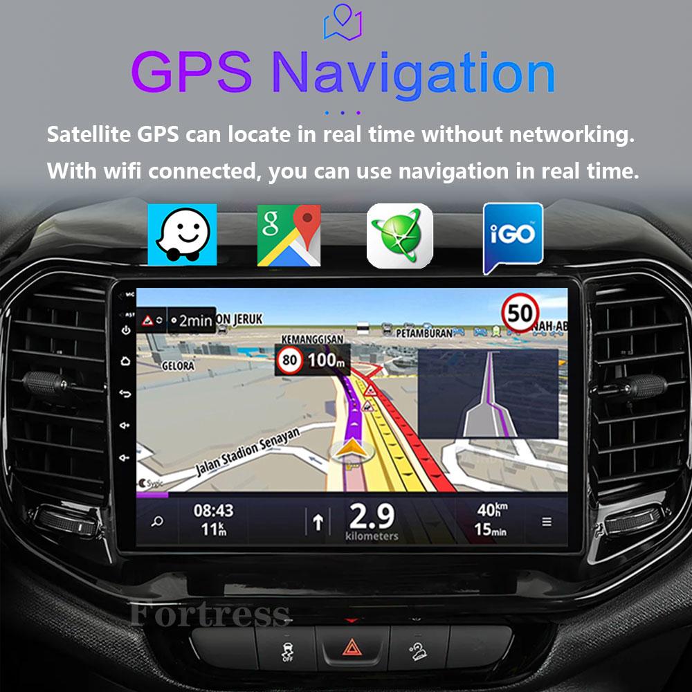 Android14 Auto Car Radio For FIAT Toro 2017 - 2021 Multimedia Navigation GPS 4G WIFI Carplay Player Carplay Stereo 2Din DVD