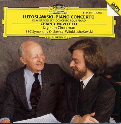 CD LUTOSŁAWSKI – KRYSTIAN ZIMERMAN, BB - Klavírní koncert • Řetěz 3 • Novelett 4316642 Deutsche Grammo 1992 Německo Klasická Použité