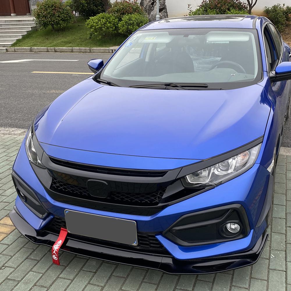 Splitter Labbra Diffusore Body Kit Spoiler Protezione Paraurti Anteriore per Honda Civic 10ª FK7 Hatchback SI 2&4 Porte 2016-2021