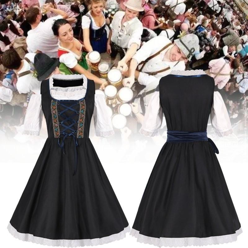 Cosplay Women Oktoberfest Dresses Slip Skirt Festival Stage Clothing Performance