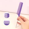 1 Professional Pointed Tail Comb Hair Salon Stainless Steel Comb Anti-static Dyeing Comb Styling Tool Special for Real Hair Wigs
