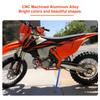 Motorcycle Kickstand Larger Base CNC Machined Aluminum Alloy Vibrant Color Stable Rugged Motorcycle Side Stand for Maintenance