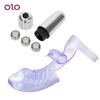 Funny He And She Finger Sleeve Point Massager Sex Toys Dildo Unisex Silicone Vibrator G