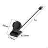 Ladegerät Smart Watch Dock Schwarz Magnetisch Professionelles Zubehör 1M USB-Kabel