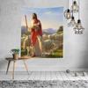 Easter Resurrection Christ Icon Jesus Good Shepherd Bible Tapestry Wall Hanging Decoration Living Room Decor Blanket Backdrop